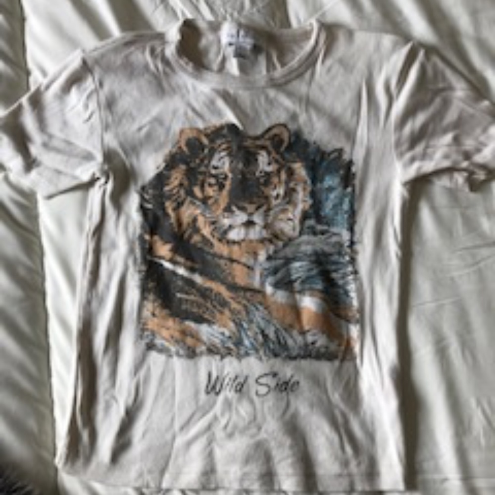 Topshop crop tee